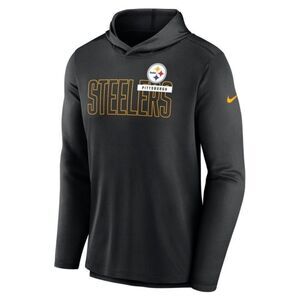 NFL x Nike Hoodie Men’s M Dri-FIT Pittsburgh Steelers Long Sleeve Lightweight
